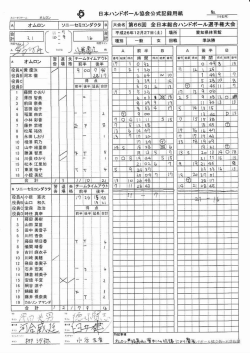 勲 t&hellip;・り 彙 - 日本ハンドボール協会
