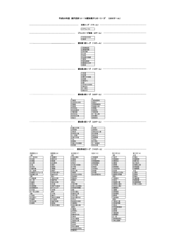 平成26年度 高円宮杯 U－18愛知県サッカーリーグ （200チーム）