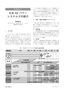 日本AEパワーシステムズの紹介