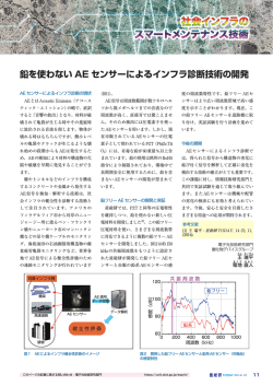 鉛を使わないAEセンサーによるインフラ診断技術の開発 [ PDF：1.7MB ]