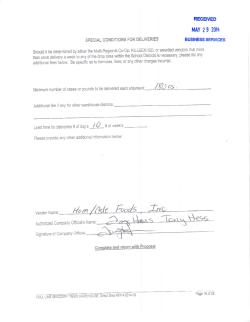 RECE:VED - Region 10 Education Service Center