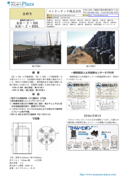 土のう KR&minus;2&minus;BB KR&minus;2&minus;BBL