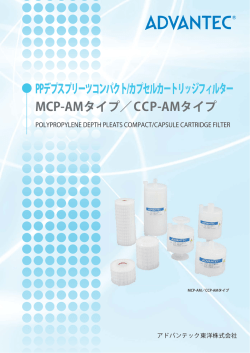 PPデプスプリーツコンパクト/カプセルカートリッジフィルター