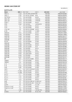 JANコード（ステアリング・シフトノブ・ホーンボタン他）