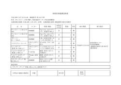 相模原地域調達情報