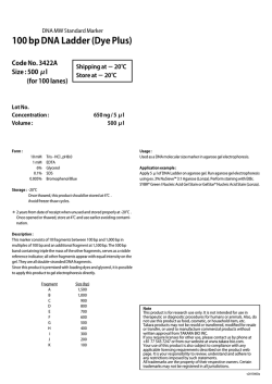 100 bp DNA Ladder (Dye Plus)