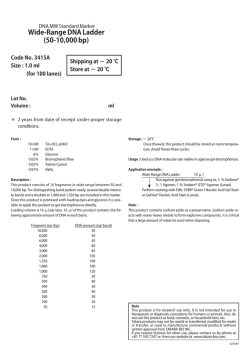 Wide-Range DNA Ladder (50-10000 bp)
