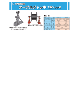 ケーブルジャッキ