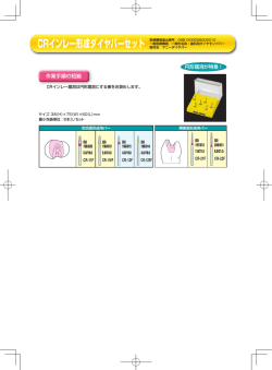 CRインレー形成ダイヤバーセット 医療機器届出番号