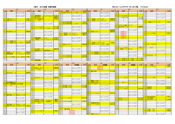 OMFC 2014年度 年間予定表 TM＝トレーニングマッチ CP＝カップ戦 T