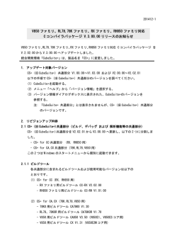 V850 ファミリ、RL78,78K ファミリ、RX ファミリ、RH850 ファミリ対応 C