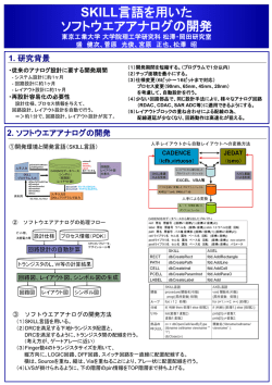 Poster - 松澤・岡田研究室