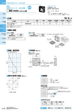 DC入力 防水 MDPシリーズ IP55仕様 D80 mm ー25 mm厚 仕様 取付