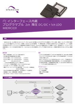 I C インターフェース内蔵 プログラマブル 2ch 降圧 DC/DC +