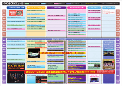 24：00&sim;24：20 日本最大級のカウントダウン大花火