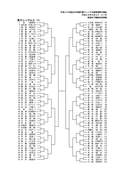 男子シングルス (1)