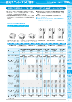 直列ユニット・テレビ端子 Outlet