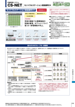 セントラルステーション適温適所DX 充実の機能で大規模施設の 空調を