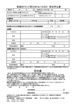 エントリー用紙ダウンロード