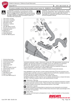 Cod. ISTR - 580 Pag. - Page 1/5 ED./ED. 00 Attenzione
