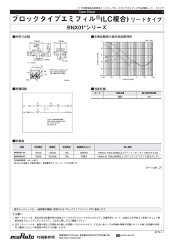 ブロックタイプエミフィルr(LC複合) リードタイプ