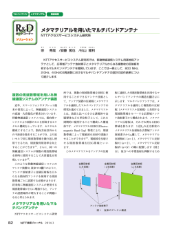 メタマテリアルを用いたマルチバンドアンテナ