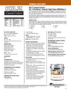 KILZ&reg; Casual Colors&reg; No. 710 Interior / Exterior