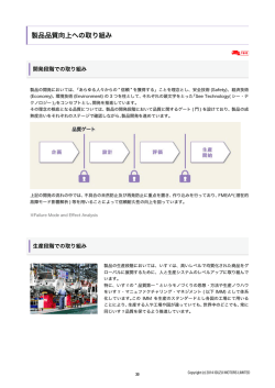 製品品質向上への取り組み