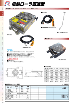 電動ローラ直進型