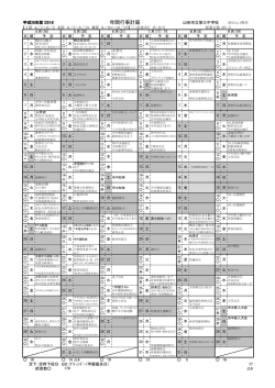 年間行事予定 - 山形市立第三中学校