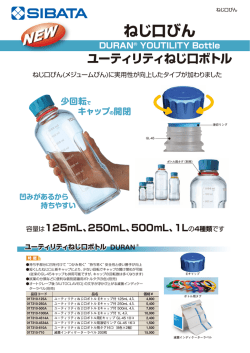 ユーティリティねじ口ボトル