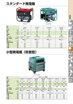 呼称 防音インバーター発電機 型式 YSG2500SS GA