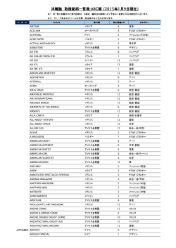取扱い雑誌はこちら