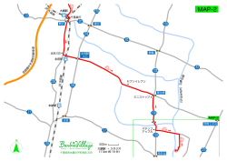 パチンコ アップル 500m 出光 GS セブンイレブン ミニストップ 永田駅