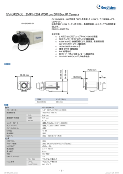 GV-BX2400 2MP H.264 WDR pro D/N Box IP Camera