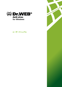 Dr.Web Anti-virus for Windows