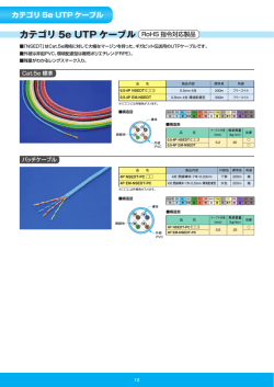 カテゴリ 5e UTP ケーブル
