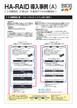 HA-RAID導入事例（A）