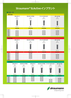 SLActive &reg; 製品一覧