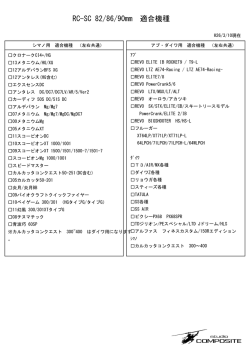 RC-SC 82/86/90mm 適合機種