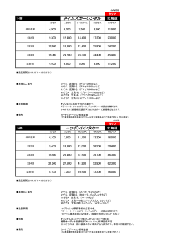 ニッポンレンタカー タイムズカーレンタル