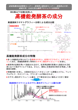 高機能発酵茶成分 特徴 高機能発酵茶成分の特徴