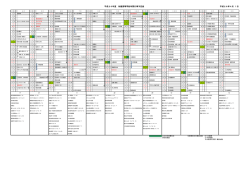 平成26年度 年間予定表はコチラ（PDF）