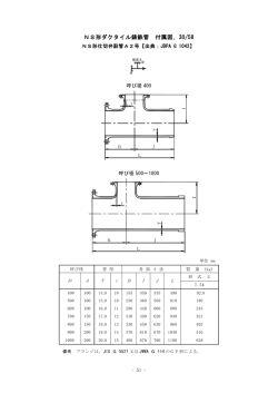 NS形ダクタイル鋳鉄管 付属図，30/58