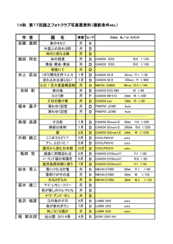 ダウンロード - 誠之フォトクラブへ 2014.10.8 国立昭和記念公園にて