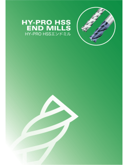 HY-PRO HSS END MILLS - OSG Tooling Australia OSG Tooling