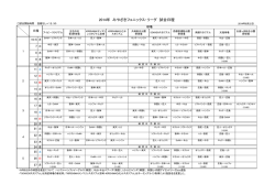 2014年 みやざきフェニックス・リーグ 試合日程