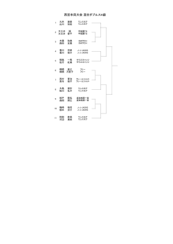 西宮市民大会 混合ダブルスA級