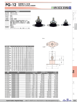 丸型防振ゴム KB 型