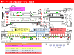 スーパーコラム梅田追加オプション掲出場 所
